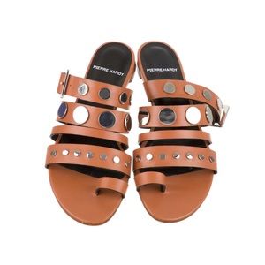 Pierre Hardy Leather Embellished Sandals